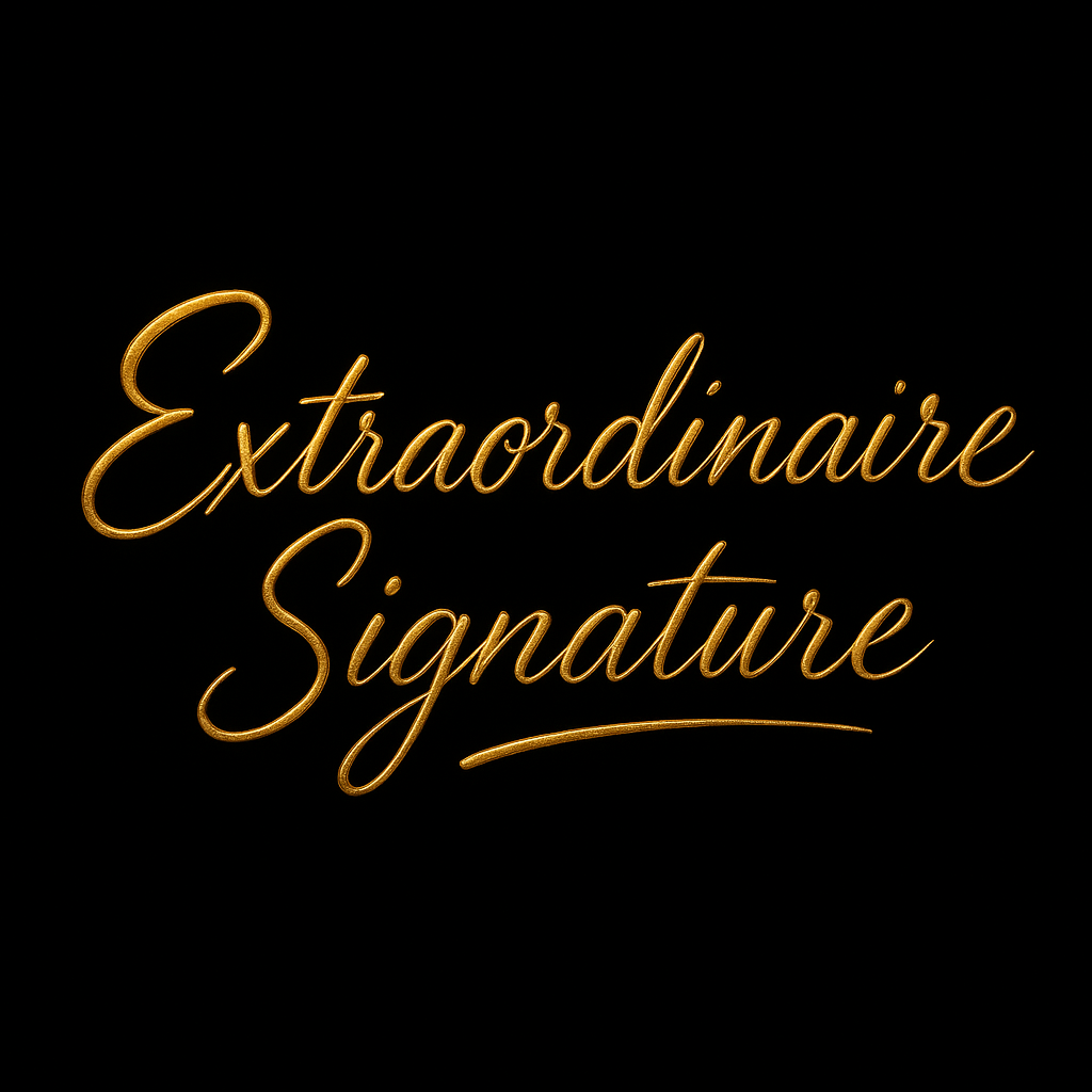 Extra-ordinaire signature